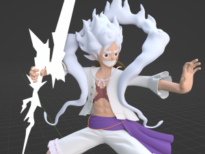 Luffy Gear 5 NIKA - One Piece 3D 模型