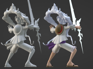 Luffy Gear 5 NIKA - One Piece 3D 模型