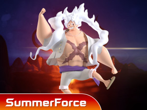 Luffy Gear 5 Muscle - One Piece 3D 모델