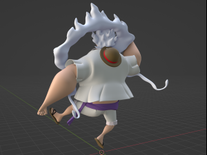 Luffy Gear 5 Muscle - One Piece 3D 모델