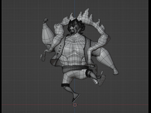 Luffy Gear 5 Muscle - One Piece 3D 모델