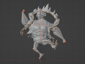 Luffy Gear 5 Muscle - One Piece 3D 모델