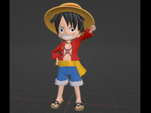 Luffy SD - One Piece 3Dモデル