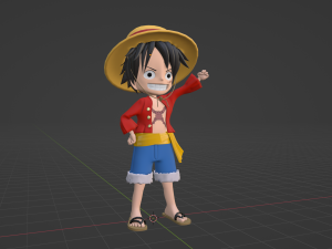 Luffy SD - One Piece 3Dモデル