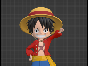 Luffy SD - One Piece 3Dモデル