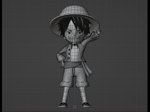 Luffy SD - One Piece 3Dモデル