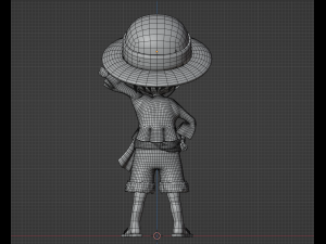 Luffy SD - One Piece 3Dモデル