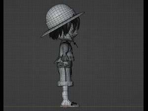 Luffy SD - One Piece 3Dモデル