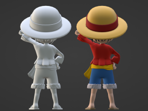 Luffy SD - One Piece 3Dモデル