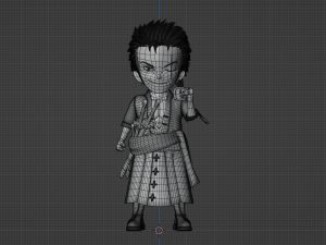 Roronoa Zoro SD - One Piece 3D Модель