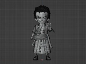 Roronoa Zoro SD - One Piece 3D Model