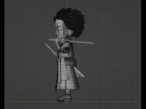 Roronoa Zoro SD - One Piece 3D Model