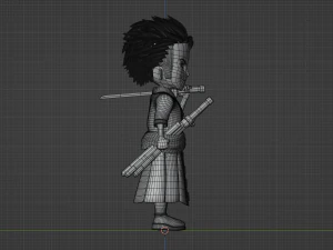 Roronoa Zoro SD - One Piece 3D Model