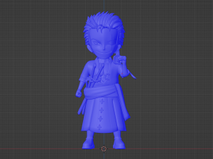 Roronoa Zoro SD - One Piece 3D Модель