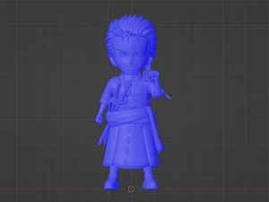 Roronoa Zoro SD - One Piece 3D Model