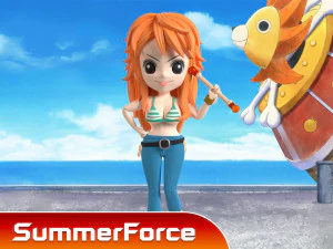 Nami SD - One Piece 3D Model