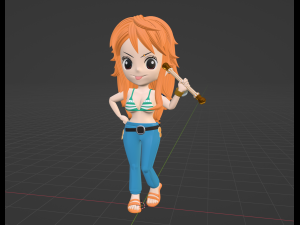 Nami SD - One Piece 3D Модель