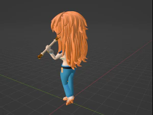 Nami SD - One Piece 3D Model