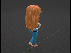Nami SD - One Piece 3D Model