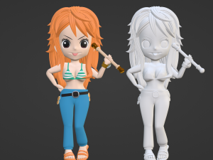 Nami SD - One Piece 3D Модель