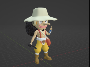 Usopp SD - One Piece 3D Модель