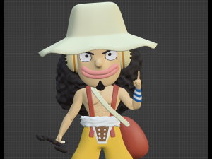 Usopp SD - One Piece 3D Модель