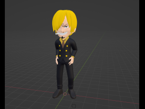 Vinsmoke Sanji SD - One Piece Model 3D