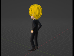 Vinsmoke Sanji SD - One Piece Model 3D