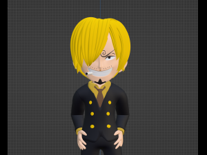 Vinsmoke Sanji SD - One Piece Model 3D