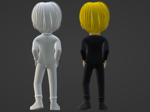 Vinsmoke Sanji SD - One Piece Model 3D