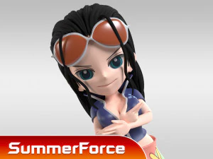 Nico Robin SD - One Piece 3D Model