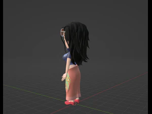 Nico Robin SD - One Piece 3D Model