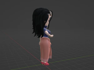 Nico Robin SD - One Piece 3D Model