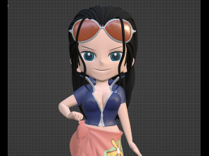 Nico Robin SD - One Piece 3D Модель