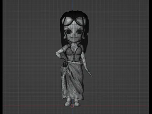 Nico Robin SD - One Piece 3D Model