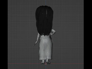Nico Robin SD - One Piece 3D Model