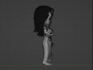 Nico Robin SD - One Piece 3D Model