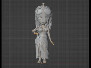 Nico Robin SD - One Piece 3D Model