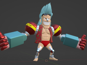 Franky SD - One Piece 3D Модель