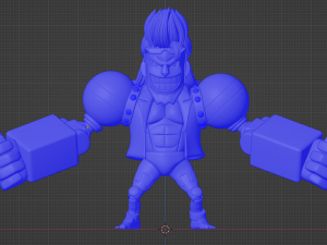 Franky SD - One Piece 3D Модель