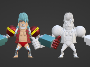 Franky SD - One Piece 3D Модель