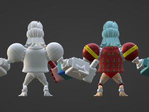 Franky SD - One Piece 3D Модель