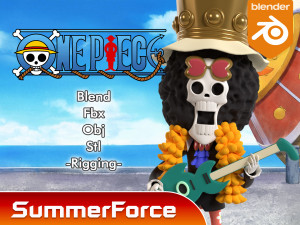 Brook SD - One Piece Modello 3D