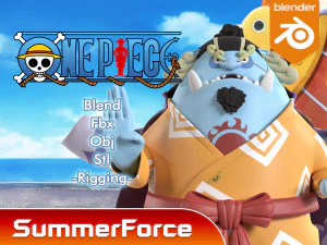 Jinbe SD - One Piece Modelo 3D