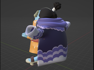 Jinbe SD - One Piece 3D Model