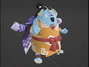 Jinbe SD - One Piece 3D Model