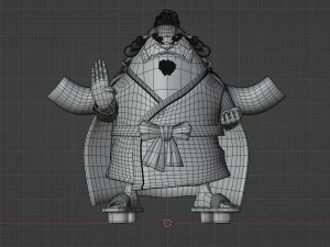 Jinbe SD - One Piece 3D Model