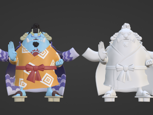 Jinbe SD - One Piece 3D Model