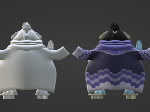 Jinbe SD - One Piece 3D Model