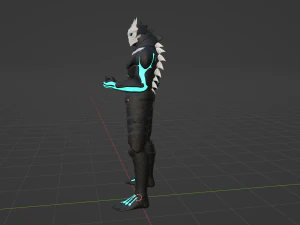 Kafka Hibino - Kaiju no8 3D Model